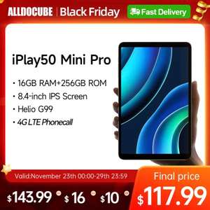 Alldocube iPlay 50 Mini PRO Tablet 8.4" Android13 Helio G99 /8GB RAM/ 256GB /Dual SIM using code @ ALLDOCUBE Official Store
