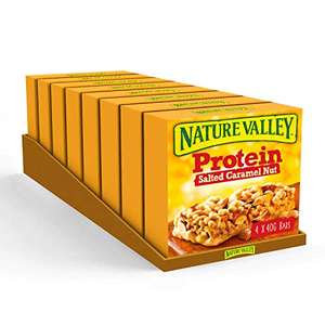 Nature Valley Protein Salted Caramel Nut Gluten Free Cereal Bars 4 x 40g (8 pk = 32 Bars) £16 / Subscribe & Save £13.56 @ Amazon