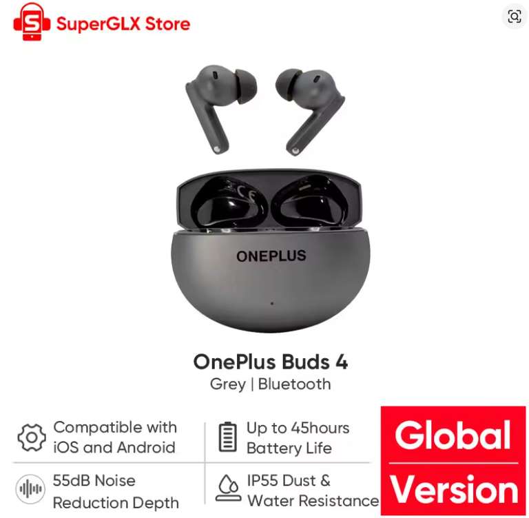 OnePlus Buds 4 Global Version E513A 58.83 at SuperGLX Store