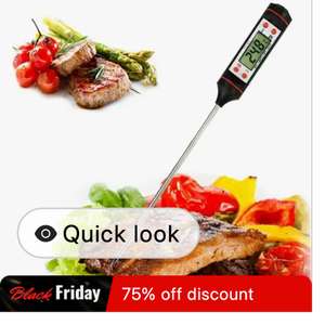 Digital Food Thermometer Probe - Sold By DSH