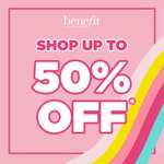 Up to 50% Off benefit Beauty Sale (+£2.95 delivery / free on £30 spend) @ Benefit Cosmetics