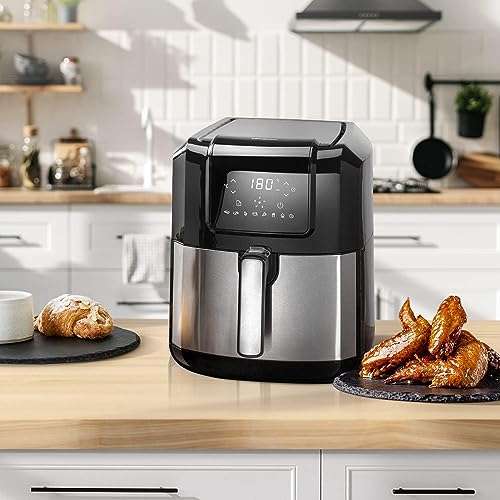 Hisense, Air Fryer, Power 1700W, Capacity 5 L with LED Display and Touch Controls, Digitally Adjustable Temperature BPA and PFOA Free