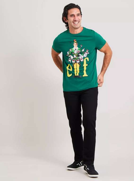 Buddy The Elf Adult Christmas T-Shirt - £3 + free Click & Collect @ Argos