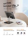 LISEN Tablet Stand 360° Adjustable Rotating Tablet Holder for Desk Foldable W/Vouchers - Sold by SFYou FBA