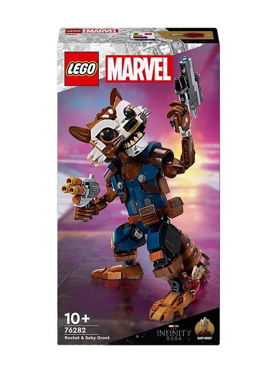 LEGO Marvel Rocket & Baby Groot Buildable Toy 76282 - Discount At Checkout - Free C&C