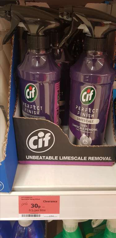 CIF Perfect Finish Limescale Reduced 30p @ Sainsbury's in Banbury