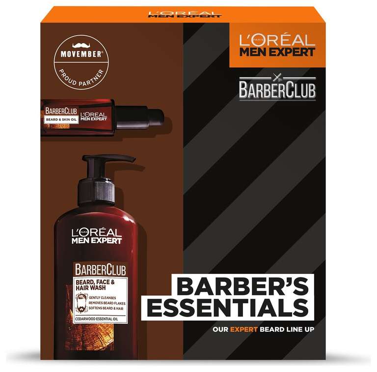 L'Oreal Men Barber Essentials Gift Set (Limited stock) - £8 + Free Click and Collect @ Argos