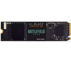 WD _BLACK SN750 SE Battlefield 2042 Edition PCIe M.2 Internal SSD - 500 GB - £41.97 with code - delivered @ Currys