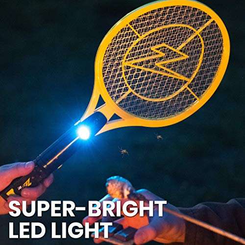 2 pack - ZAP IT! Bug Zapper Twin Pack - USB Rechargeable Mosquito, Fly Killer and Bug Zapper Racket @ I-Innovate / FBA