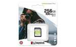 Kingston Canvas Plus 256gb SD Card - £15.45 @ Amazon