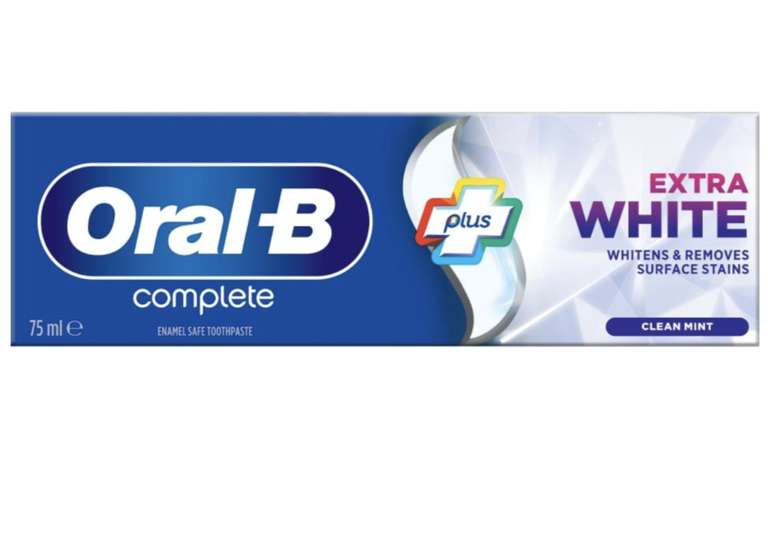 Oral-B Extra White Toothpaste 75ml - 98p @ Asda