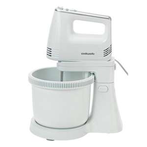 Cookworks Hand and Stand Mixer - White w/code. Free C&C