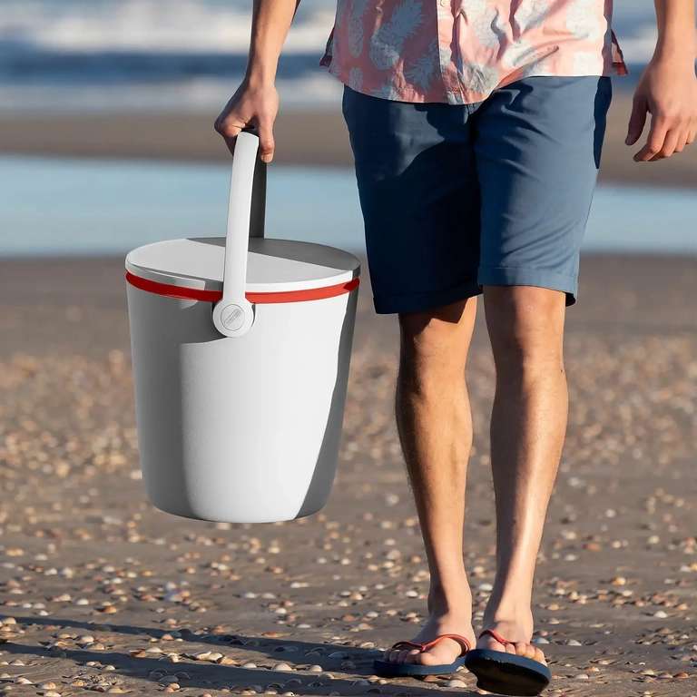 Keter GoBar Outdoor Ice Cooler Table - Red / White - £19.80 with code (free collection) @ Homebase