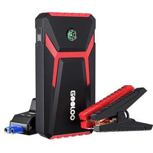 GOOLOO Jump Starter Power Pack Quick Charge in & out 2000A Peak Car Jump Starter - W/Voucher, Sold By Landwork FBA