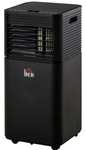 HOMCOM Black 4 in 1 9000 BTU Mobile Air Conditioner