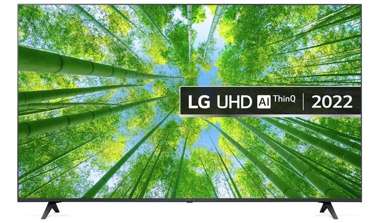 LG 55 Inch 55UQ80006LB Smart 4K UHD HDR LED Freeview TV + £50 Argos Voucher - £349 + Free Click & Collect @ Argos