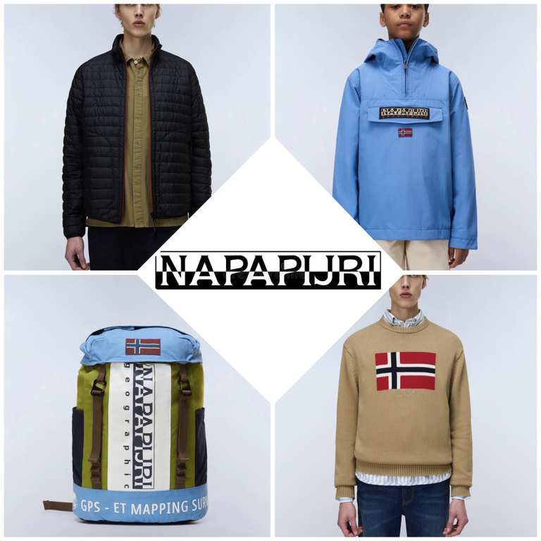 Now Up to 50% Off Napapijri Sale Outlet + Extra 20% Off With Code (Over 840 Lines including Clothing & Accessories) + Free C&C