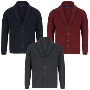 Rib Knit Cotton Rich Shawl Neck Cardigans £17.99 with Code + £2.80 delivery @ Tokyo Laundry