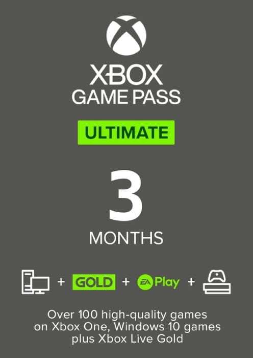3 Month Xbox Game Pass Ultimate Xbox One / Pc - £19.99 @ CDKeys