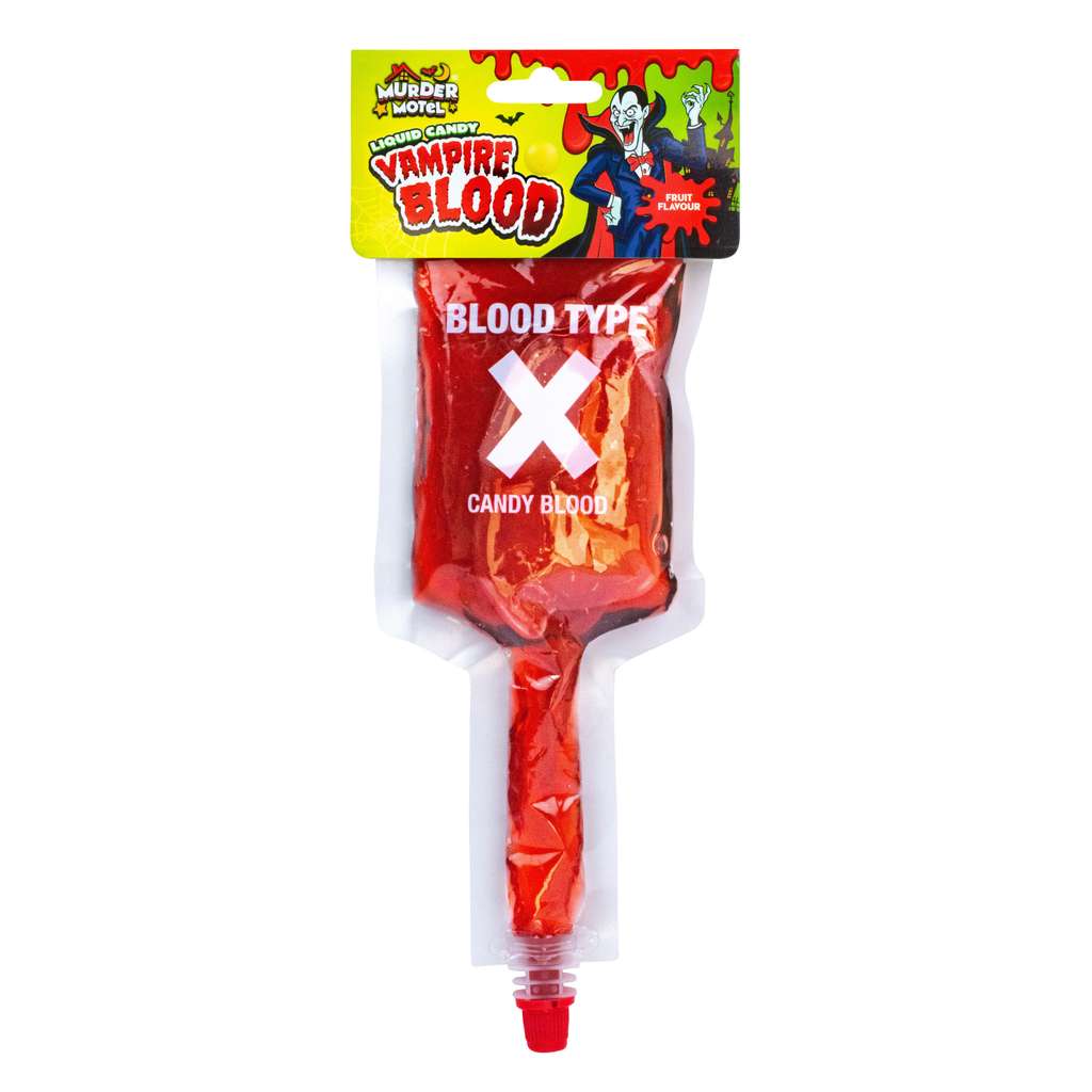 Halloween Candy Vampire Blood Bag 100G - Just £0.50 at Iceland | hotukdeals