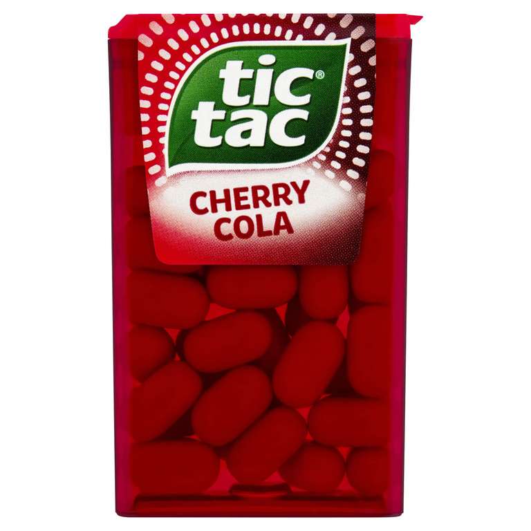 Tic Tac Mixers Cherry Cola Sweets - 24 x 18g Packs
