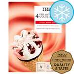 Cones 440ml x 4 Chocolate Mint/Strawberry & Vanilla/Salted Caramel/Tesco S'mores/Toffee & Vanilla/Chocolate & Nut Clubcard Price