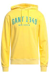 GANT Men's D2 1949 Hooded Sweatshirt [Banana Yellow, XL] £15.67 @ Amazon