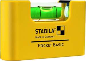 Stabila Pocket Basic Spirit Level (Limited Stock) - Free Click & Collect Only