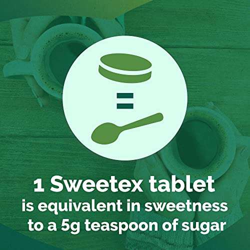 Sweetex Calorie Free Sweeteners 1200 per Pack - Pack of 2 (Total 2400 Tablet) @ Garrison Stores / FBA