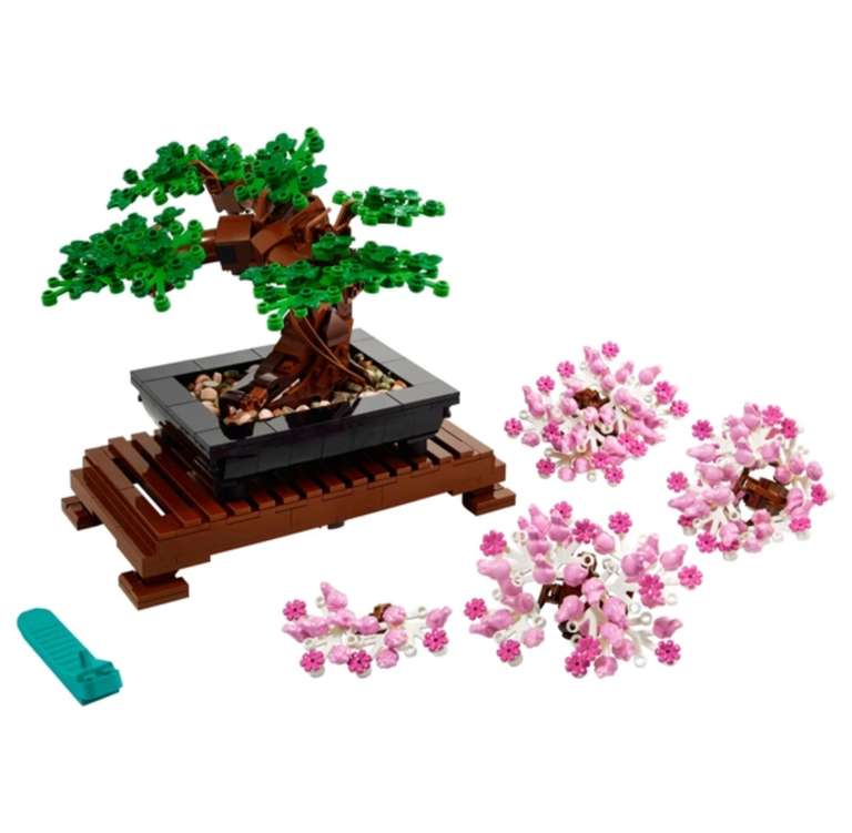 LEGO Icons 10281 Botanical Collection Bonsai Tree Flowers Set for Adults