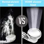 VEHHE Water Saving Shower Head with 1.5M Shower Hose with voucher - Sold by VEHHE-ER