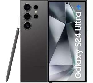SAMSUNG Galaxy S24 Ultra - 256 GB, Titanium Black + £200 Cashback From Samsung + £125 Trade In
