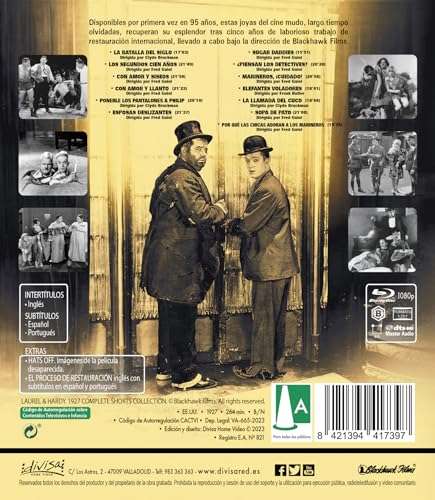 Laurel & Hardy: The Complete Shorts Collection (13 Shorts) (1927) Blu-ray (with coupon)