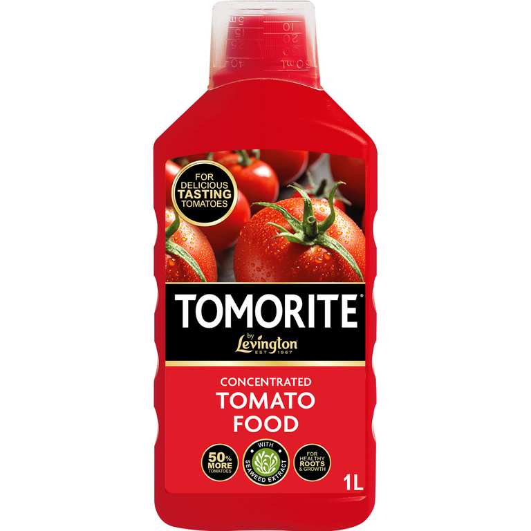 Levington Tomorite Liquid Tomato Food, Concentrate, 1L (3.40 S&S)