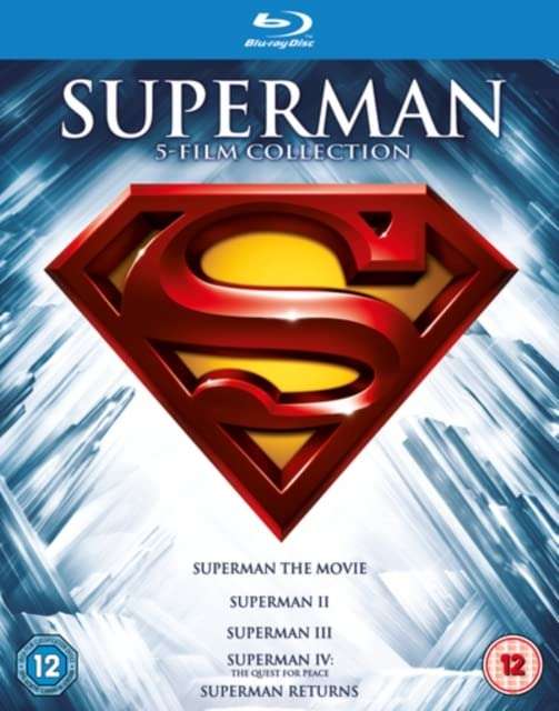 Superman Anthalogy (1978-2006) Blu Ray £6.47 with codes at World of Books