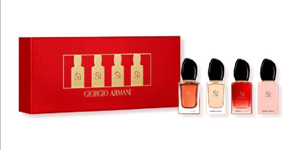 Giorgio Armani Sì Iconic Christmas 4 x 7ml Miniature Discovery Set for Her  £20 Free Collection @ Boots - hotukdeals