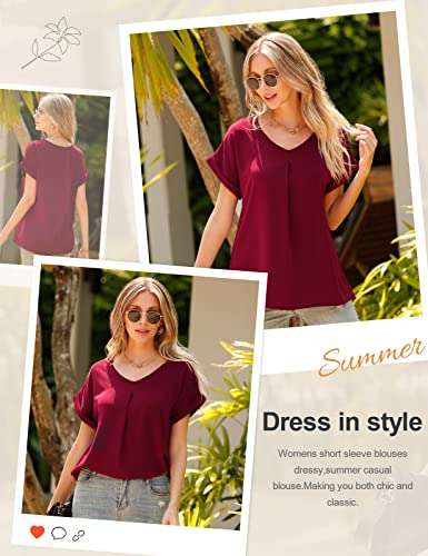Voqeen Summer Blouse sizes S & M - Sold by YCH_GO FBA