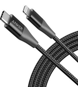Anker, USB C to Lightning Cable [6ft Mfi Certified] Powerline+ II Nylon Braided Cable - £10.19 @ Dispatches from Amazon Sold by AnkerDirect
