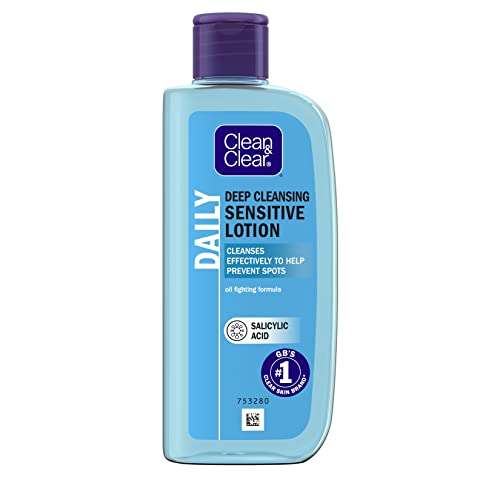 Clean & Clear Deep Cleansing Lotion for Sensitive Skin 200ml - £1.12 / £1.05 S&S + Voucher