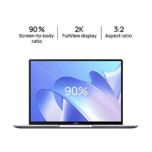 HUAWEI MateBook 14 2021 Laptop, 14 inches 2K FullView Display, Intel Core i5-1135G7 processor £599.99 @ Amazon