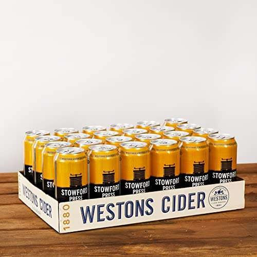 Stowford Press Apple Cider, 4.5% ABV 24 pack (Or £17.76 with 1st Time S&S Voucher)