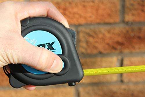 OX Trade 5m Tape Measure (metric and imperial) - £3.50 / 8m - £4.95 @ Amazon
