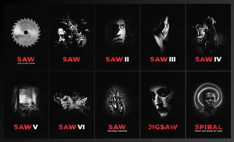 Saw: Complete 9-Film Collection HD £24.99 to Buy @ Amazon Prime Video