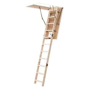 3 Sections Insulated Timber Loft Ladder Kit 2.77m £99.99 Free C&C @ Screwfix