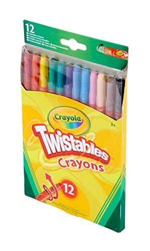 Pastelli confezione da 12 colore: multicolore Visita lo Store di CRAYOLAVivid Imaginations Crayola Twistable 