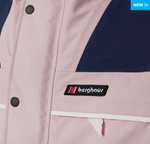 Berghaus Dean Street Tempest 89, 3-Layer Hydroshell Waterproof Shell Jacket Light Pink/Dark Blue (size XS -3XL)
