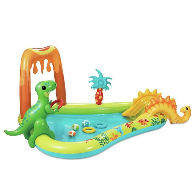 Summer Waves Dino Water Activity Play Centre With Built-in Water Sprayer - Free Click & Collect