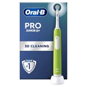 Oral-B Pro Junior Kids Electric Toothbrush, Gifts For Kids, 1 Toothbrush Head, 3 Modes With Kid-Friendly Sensitive Mode, For Ages 6+