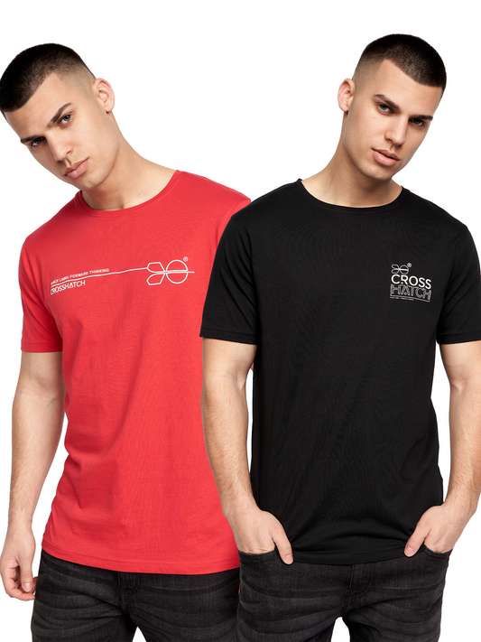 2 pack Graphic T-Shirts using code