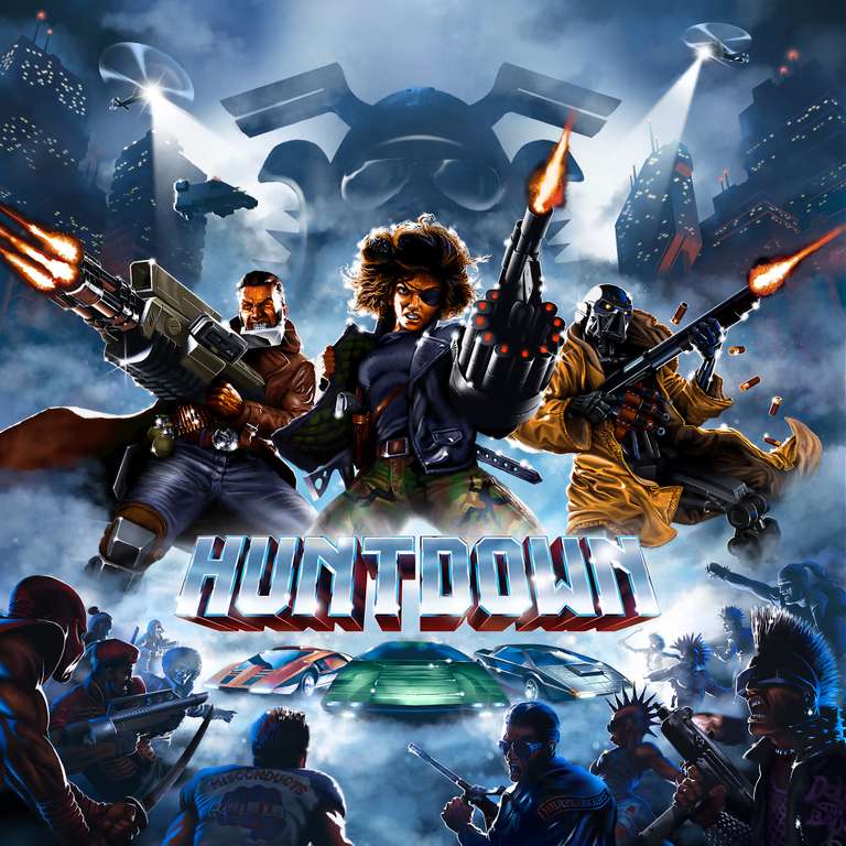 Huntdown. PlayStation [2020 run-and-gun video game]